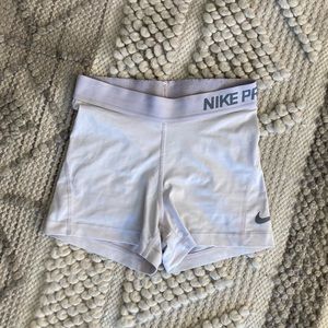 WHITE NIKE PROS SPANDEX XS